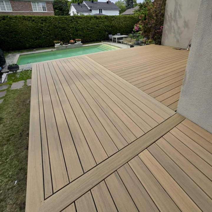 Construction terrasse composite Sainte-Sophie